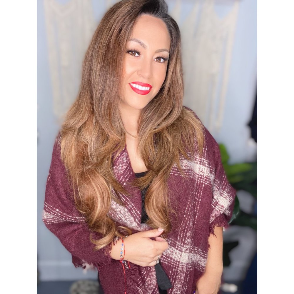 NEW Oversized Plaid Blanket Scarf in Burgundy & Cream Check - Picture 5 of 5